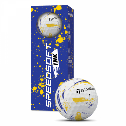 TaylorMade Golfboll SpeedSoft Ink Gul/Blå (1st 3-pack)