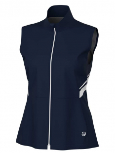 Galvin Green Vindväst Interface 1 Full-Zip Dam Lea Marinblå/Vit