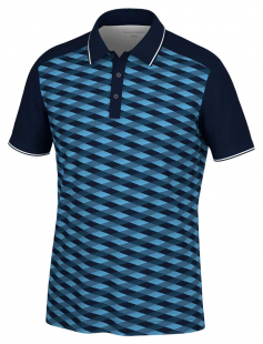 Galvin Green Piké Herr Marlon V8+ Marinblå/Moonlight Blå
