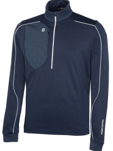 Galvin Green Insula Half Zip Herr Långärm Dave Marinblå/Vit