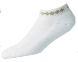 FootJoy Strumpa Dam ProDry Lightweight Argyle 19311 Vit/Driftwood 36-40