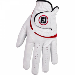 FootJoy Golfhandske Herr WeatherSof Vit/Röd