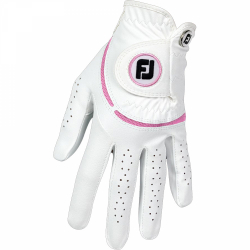 FootJoy Golfhandske Dam WeatherSof Vit/Rosa