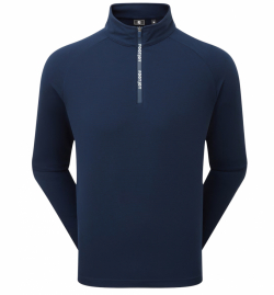 FootJoy Långärmad Golftröja Herr Wordmark CO Marinblå/Vit