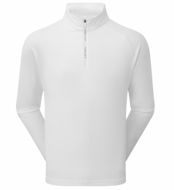 FootJoy Långärmad Golftröja Herr Wordmark CO Vit/Grå