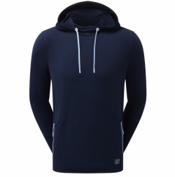 FootJoy Långärmad Golftröja Herr Tempo Hoodie Marinblå