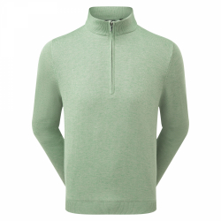 FootJoy Långärmad Midlayer Hzip Melerad Oliv