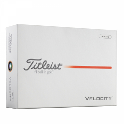 Titleist Velocity Vit Golfboll - Dussin