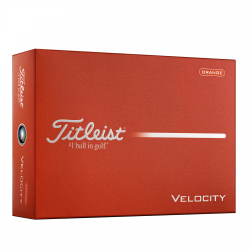 Titleist Velocity Orange Golfboll - Dussin