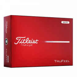 Titleist TruFeel Vit Golfboll - Dussin