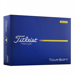 Titleist Tour Soft Dussin - Gul