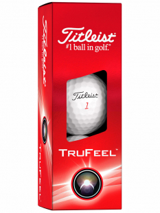 Titleist Golfboll TruFeel 2024 Vit (1st 3-pack)