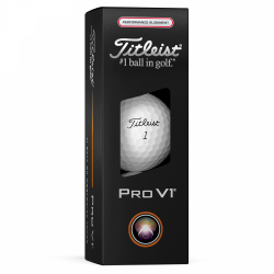 Titleist Golfboll Pro V1  Röd Aim Performance (1st 3-pack)