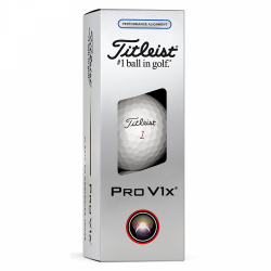 Titleist Golfboll Pro V1x  Blå Aim Performance (1st 3-pack)