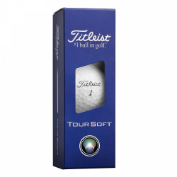 Titleist Golfboll Tour Soft Vit (1st 3-pack)