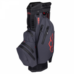 Sun Mountain Vagnbag H2NO Lite Svart/Stål/Röd