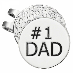 Golfgear Markör med clip Emalj #1 Dad