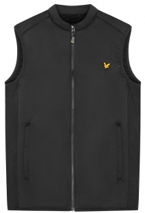 Lyle & Scott Väst Gilet Svart
