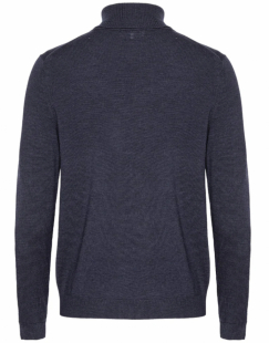 Lyle & Scott Lång Ärmad Rollneck Tröja Mörk Marinblå