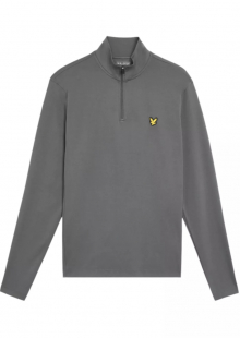Lyle & Scott Långärmad Midlayer Golf Course Granit