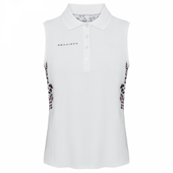 Röhnisch Ärmlös Piké Nicky Leo Pink/Beet