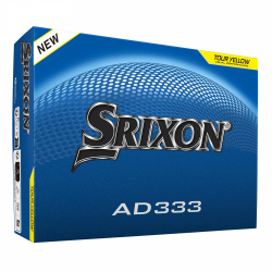 Srixon AD333 Golfboll Gul - Dussin