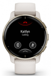 Garmin Smartklocka Venu 2 Plus Guld/Stål/Vit