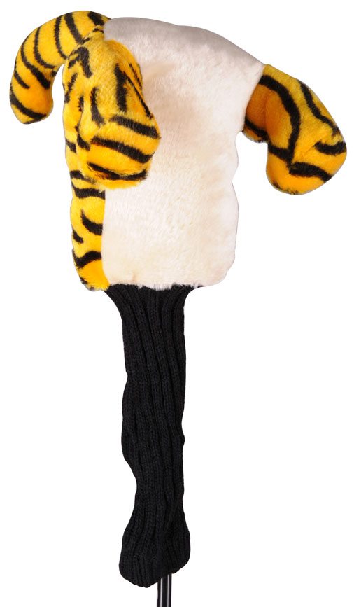Golfgear Headcover Driver Tiger Up och ned Headcover Metalwoods