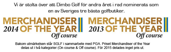 Dimbo Golf nominerade till Merchandiser of the Year