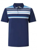 Callaway Piké Herr Sinature Stripe 7007 Marinblå