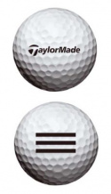 TaylorMade Rangebollar Vit 25st dussin
