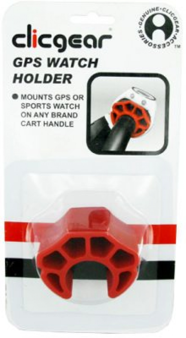 Clicgear Hållare GPS-klocka Röd i gruppen Tillbehör / Golftillbehör / Vagntillbehör / Rovic Tillbehör hos Dimbo Golf AB (2481005-55)