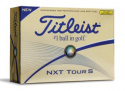 Titleist Golfboll NXT Tour S Gul (1st dussin)