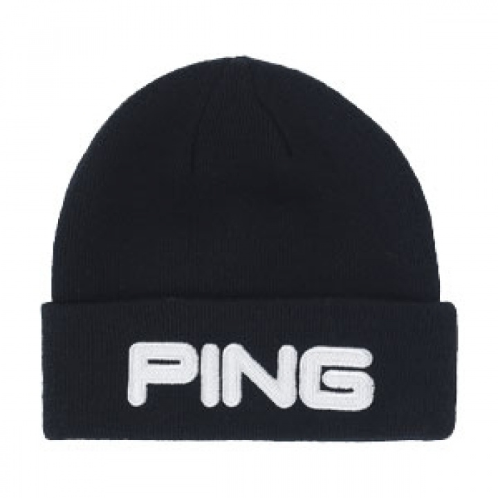 Ping Mössa Classic Knit Svart i gruppen Golfkläder / Accessoarer / Mössor golf hos Dimbo Golf AB (4504001)
