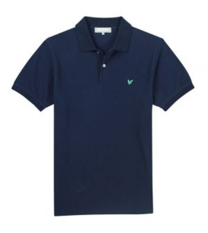Lyle & Scott Piké Herr Marinblå i gruppen Golfkläder / Herrkläder / Golfpiké hos Dimbo Golf AB (6250001-0663r)