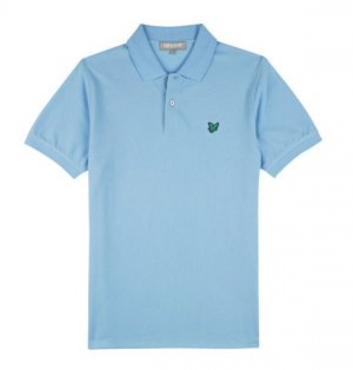 Lyle & Scott Piké Herr Ljusblå i gruppen Golfkläder / Herrkläder / Golfpiké hos Dimbo Golf AB (6250001-3053r)
