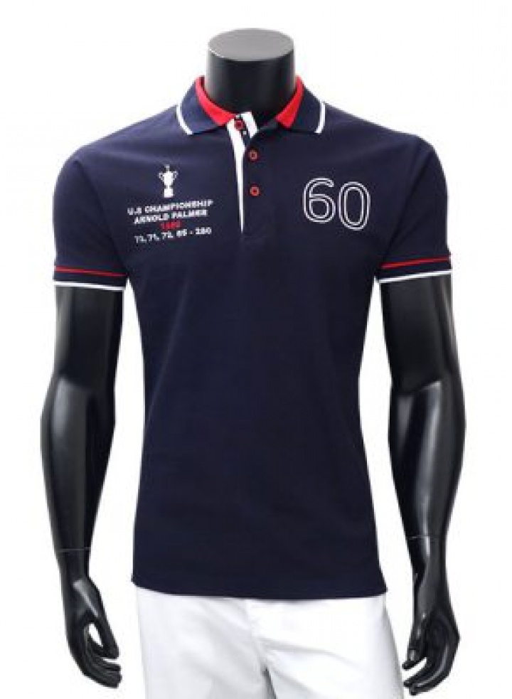 Arnold Palmer Herr Piké 1510 Marinblå i gruppen Kläder / Herrkläder / KORTÄRMAT hos Dimbo Golf AB (6950078-0704r)