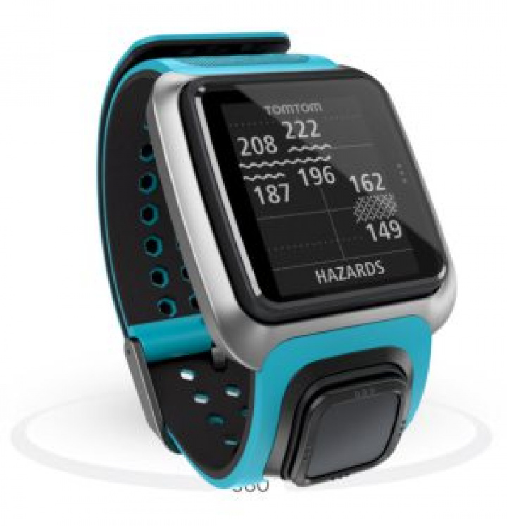 TomTom GPS Klocka Golfer Blå/Svart i gruppen Elektronik / Golfklockor hos Dimbo Golf AB (9988020-8199)