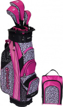 Fastfold Vagnbag Animal Rosa/Svart/Vit