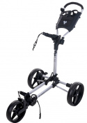Fastfold Golfvagn Slim Silver/Svart