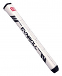 Evnroll Putter ER5v Mallet Short Slant Hatchback Chrome Höger Vit TourTac