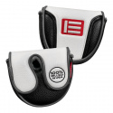 Evnroll Putter ER5v Mallet Short Slant Hatchback Chrome Höger Vit TourTac