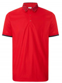 Cross Sportswear Piké Collar Block Flame Scarlet