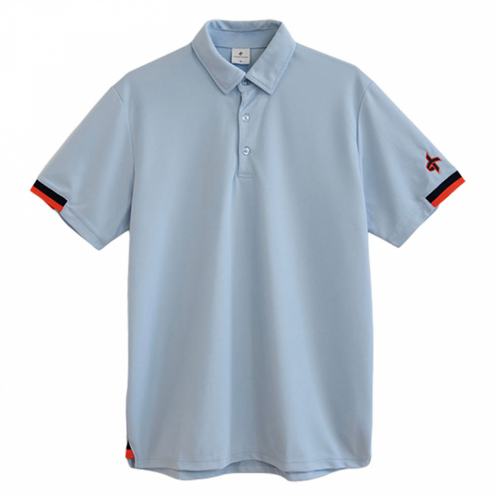 Cross Sportswear Piké Chris Chambray Blå i gruppen Kläder / Herrkläder / KORTÄRMAT hos Dimbo Golf AB (0650006-7083r)