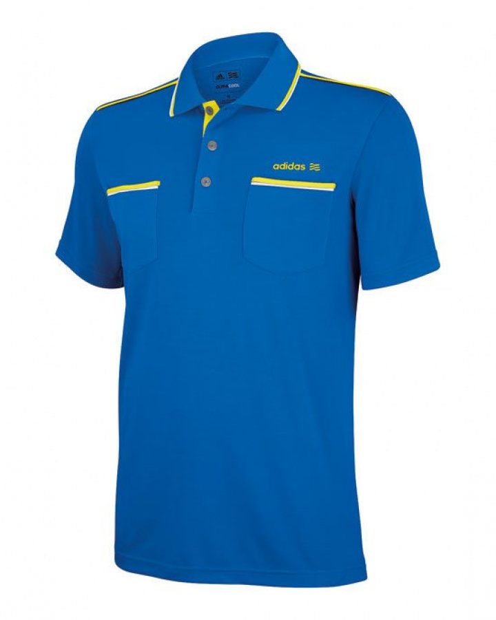 Adidas Piké Herr Pocket Polo Climalite Blå i gruppen Rea / Rea Kläder / Herr hos Dimbo Golf AB (1050008-170234r)