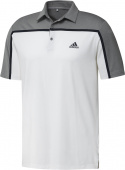 Adidas Piké Ultimate365 3-Stripe Herr Vit/Grå
