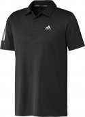 Adidas Piké 3-Stripe Basic Herr Svart