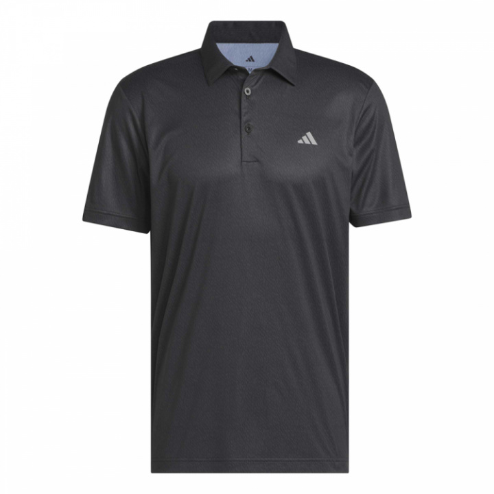 Adidas Kortärm Herr Piké ULT365 Feather Print Carbon/Svart i gruppen Kläder / Herrkläder / KORTÄRMAT hos Dimbo Golf AB (1050019-AAGG3r)