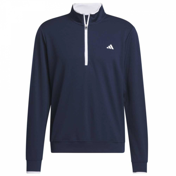 Adidas Långärm 1/4 Zip LTWT Herr Collegiate Marinblå i gruppen Kläder / Herrkläder / LÅNGÄRMAT hos Dimbo Golf AB (1054006-45113r)