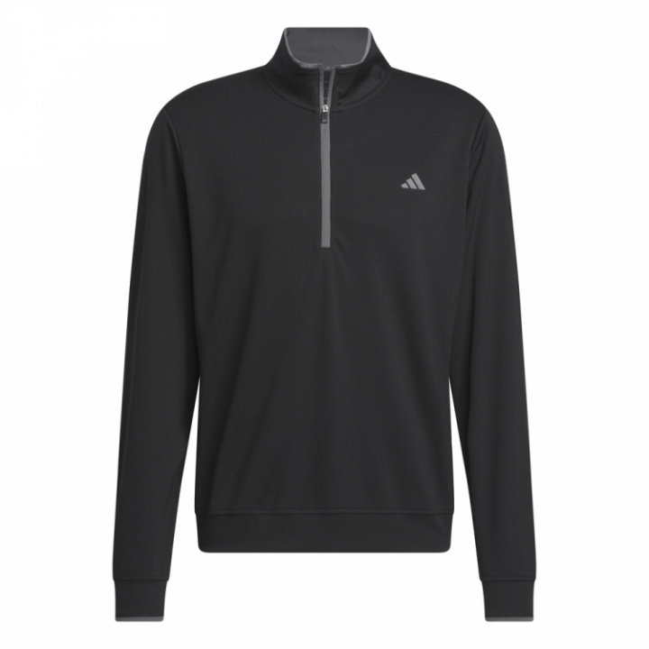 Adidas Långärm Core Lightweight 1/4 Zip Svart i gruppen Kläder / Herrkläder / LÅNGÄRMAT hos Dimbo Golf AB (1054008-095A3r)